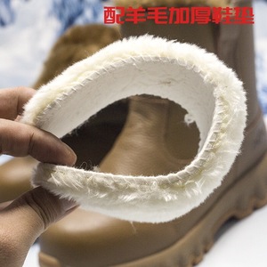 Winter Wool Snow <b>Boots</b> Women Mid Heel Warm Waterproof Non Slip Solid Color <b>Brown</b> Black For Cold Weather - Product Image 2