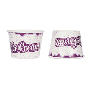 Hot bán cá nhân phân hủy sinh học giấy <span class=keywords><strong>container</strong></span> bao bì đông lạnh <span class=keywords><strong>Ice</strong></span> <span class=keywords><strong>Cream</strong></span> cups với độc đáo có nắp đậy - Product Image 3