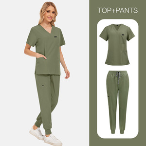 Accessoires exclusifs pour soignants, tenues d'hygiène hôtelière, tissu dobby tissé, couleur unie, pour médecins, infirmières, usage hospitalier unisexe - Product Image 5