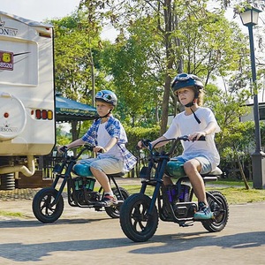 2025 新款两轮儿童电动自行车 24V 150W 电机和扬声器 钢制车架 单速刹车线 迷你款 适合男孩和儿童 - Product Image 5