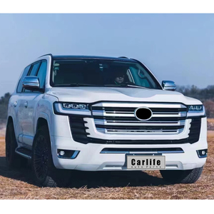 อุปกรณ์เสริมรถยนต์สำหรับ Toyota <span class=keywords><strong>Land</strong></span> <span class=keywords><strong>Cruiser</strong></span> LC200 2008-<span class=keywords><strong>2021</strong></span>บานปลายไปยังชุด modellista LC300ที่มีกระจังหน้ากันชน - Product Image 5