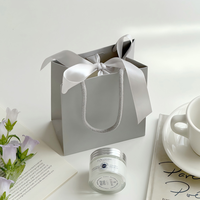Bolsa de Papel Kraft Grueso con Logotipo Personalizado, Asa de Cinta, Lámina Dorada UV para Empaque de Regalos Diarios