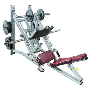 Machine commerciale de musculation Machine de presse de jambe chargée par plaque de 45 degrés Machine de presse de jambe assise - Product Image 1