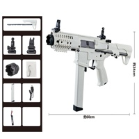 Pistolet Mitrailleur Électrique Haute Vitesse KK ARP9 5.0, Pistolet Gel Blaster en Nylon de Haute Qualité, Jouet pour Garçons, Jeu de Tir en Plein Air, Jouet Électronique