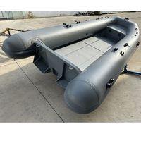REACHSEA Ut Offre Spéciale Deep v Aluminium Rib Boat Sport Rib Boat 420 avec Remorque Bateaux Moteurs