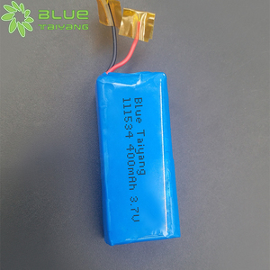 Kemasan baterai polimer litium isi ulang LP111534 3.7v 400mah paket baterai li-polimer kecil - Product Image 2