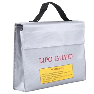 पोर्टेबल लिपो सुरक्षित बैग 240x65x180 मिमी विस्फोट प्रमाण प्रतिरोधी सुरक्षा गार्ड वाटरप्रूफ सुरक्षा बैग
