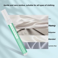 Stylo Détachant Portable Écologique Mini de Poche Instantané Sans Rinçage pour Décontamination Urgente des Tissus et Vêtements