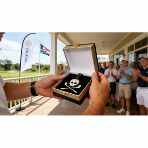 Porte-étiquette de sac de <span class=keywords><strong>golf</strong></span> par sublimation, nouveau design, prix abordable, fabriqué en Chine - Product Image 1