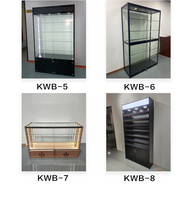 Vitrine d'exposition en verre à vision complète avec éclairage LED et service OEM/ODM pour les magasins de tabac - Prix de gros