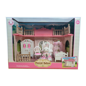2025 Juguete <span class=keywords><strong>de</strong></span> Casa <span class=keywords><strong>de</strong></span> Juegos <span class=keywords><strong>de</strong></span> Conejo Rosa DIY, Mini Castillo <span class=keywords><strong>de</strong></span> Princesa <span class=keywords><strong>para</strong></span> Dormitorio, Juguete Lindo <span class=keywords><strong>de</strong></span> Conejo, Regalo <span class=keywords><strong>de</strong></span> Cumpleaños <span class=keywords><strong>para</strong></span> Niña, Venta Caliente - Product Image 1