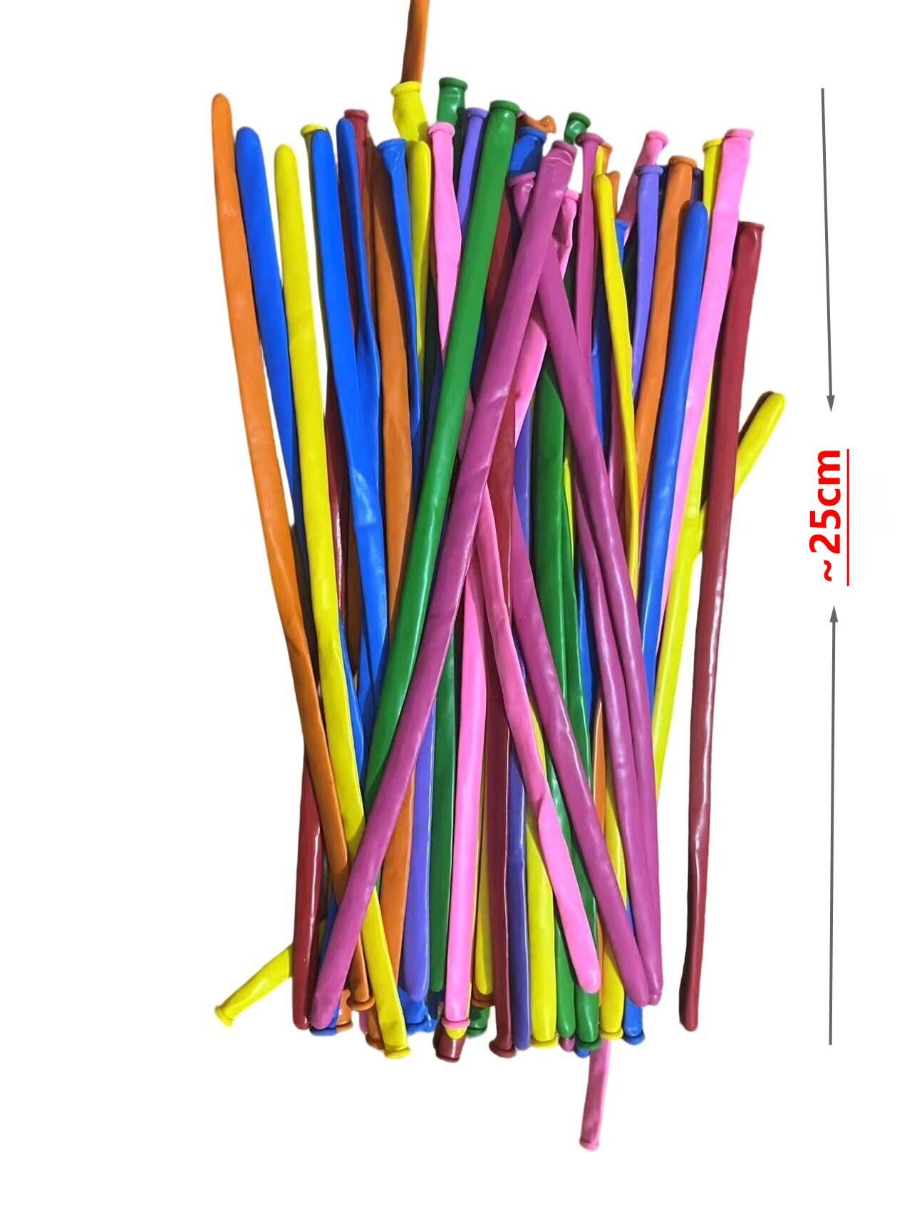 Wholesale 50 Mixed Color Latex Toy Weaving Thickened Magic Long Balloon for Christmas Festivities