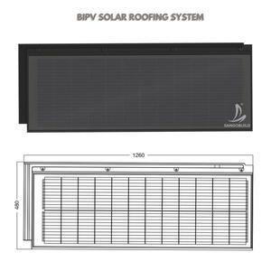 Solution d'énergie abordable du qatar, BIPV, faces, intégrité, système de construction, panneaux solaires, toit de carreaux pour les constructeurs et les entrepreneurs - Product Image 2