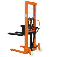 Gerbeur manuel 1000-2000 KG avec pompe hydraulique Diamètre 31,5 mm/35 mm/40 mm Certifié CE ISO Utilisation sur terrain accidenté