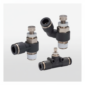 Pisco วาล์วเข็มเค้น PP (โพรพิลีน) PJNMU4รุ่น SUS304 - Product Image 1