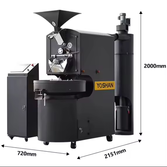 Newest Touch Screen 5kg 6kg Small Coffee Roaster Machine Commercial Coffee Roasting Tostadora De Cafe