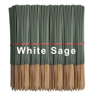 Incienso de Bambú Blanco de 22 cm, Precio de Fábrica al por Mayor, 100% Natural, Aromático, para Acampar al Aire Libre - Product Image 3