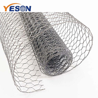 Grillage hexagonal galvanisé et revêtu de PVC pour poulailler, 5,6 kg, services de cintrage et de découpe, fil de fer à faible teneur en carbone anti-corrosion