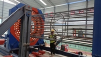 Nouvelle machine de soudage automatique de treillis métallique Tiesuizhonggong TS2200-12 PLC Core, haute précision, haute performance, compatible IoT, en acier inoxydable
