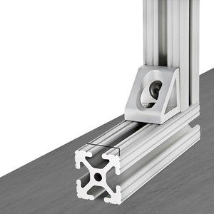 Chất Lượng Hàng Đầu 2 Lỗ Ngành Công Nghiệp Gusseted Bên Trong Góc Khung Kết Nối CNC Khối Cho 4545 Loạt T Khe Cắm Nhôm Hồ Sơ - Product Image 5