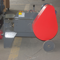 Machine de découpe de barres d'armature de 1 pouce pour le traitement des métaux, coupeuse de barres d'acier, moteur 2,2 kW, boîte de vitesses, haute productivité