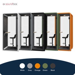 Cabina Insonorizada de 4 Plazas para Interiores, para Oficinas, Modular, Moderna, para Espacios de Trabajo Compartidos - Product Image 2