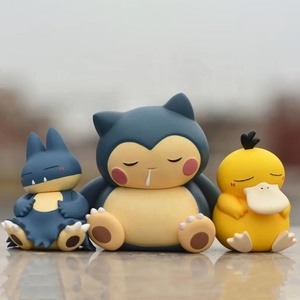 Hot Bán Pokemone Ngủ Psyduck Snorlax Gonbe <span class=keywords><strong>kabigon</strong></span> Anime Hình Đồ Chơi Dễ Thương Phiên Bản Hoạt Hình Bộ Sưu Tập Búp Bê PVC Mô Hình - Product Image 4