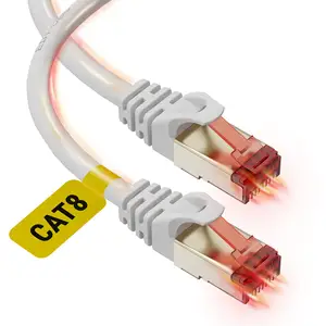 Commercio all'ingrosso impermeabile sftp 8 p8c cat5e cat6 cat7 cat8/cat7/8 cavo rete ethernet patch lan