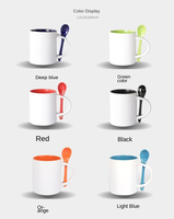 Nouvelle mode 11 oz impression personnalisée mignon joli voyage tasse à café sublimation fournisseur de tasse