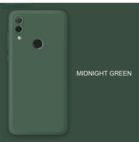 Coque de téléphone en Silicone liquide pour Huawei, étui Original souple pour Honor 10 Lite, 8x, P20 Lite, Nova 3, 3i, p smart plus, z pro 2019