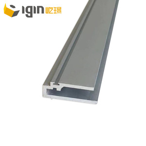 Profilé en aluminium Igin 16-18 mm en forme de U pour support de verre de mur-rideau, usage industriel et civil - Product Image 3