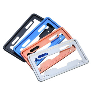 High Quality Custom Steel License Plate <strong>Frame</strong> Holder Factory Direct Sale Luxury Car Accessory - Product Image 1