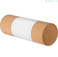 Rodillo de Yoga de Corcho Ecológico KUKESI CORK de Alta Calidad, 30*10cm, para Ejercicios de Yoga y Terapia Física