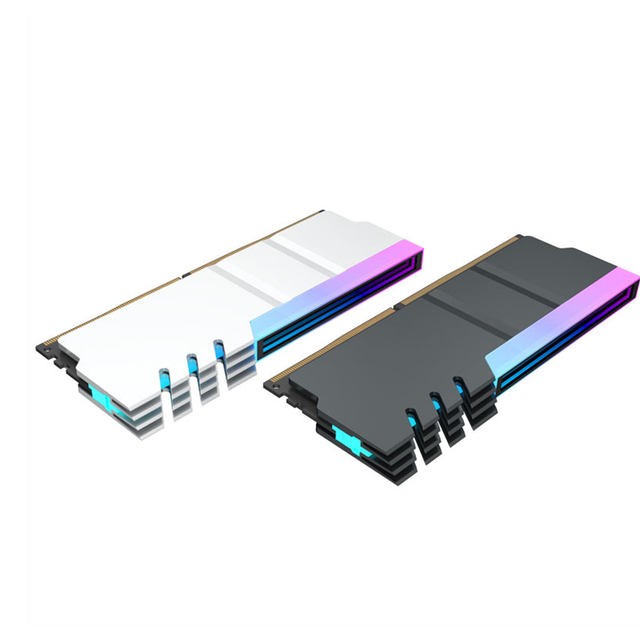 RAM Cooler 5V DC ARGB Glowing Memory Shell Cooling Vest Colorful Light Changes Aluminum Radiator Desktop Heatsink