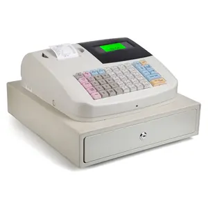 ITCF-5E-caja registradora electrónica con impresora rápida, caja registradora con cajón de caja registradora, precio más barato, 50/60/80 teclas