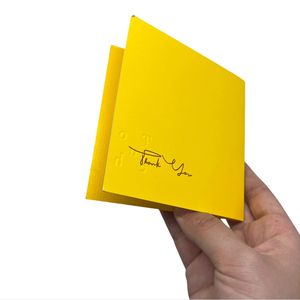 Cartes de <span class=keywords><strong>remerciement</strong></span> pour entreprise de luxe Logo personnalisé Caractéristique pliable de <span class=keywords><strong>grande</strong></span> taille en papier d'art de haute qualité pour les petites entreprises - Product Image 4