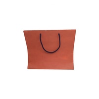Sacs en papier écologiques personnalisés de luxe avec poignées en ruban, logo personnalisé, emballage promotionnel pour cadeaux