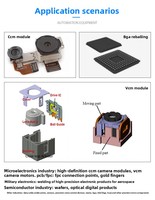 Machine de soudage sélectif automatique FPC à commande motorisée haute vitesse 220V avec vision CCD de type aérien, soudeuse laser à ondes 2.2kW