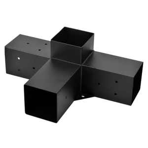 Pérgola <span class=keywords><strong>de</strong></span> jardín modular con soporte <span class=keywords><strong>de</strong></span> madera 4x4 6x6, soportes <span class=keywords><strong>de</strong></span> esquina <span class=keywords><strong>de</strong></span> <span class=keywords><strong>hierro</strong></span>, poste <span class=keywords><strong>de</strong></span> aluminio <span class=keywords><strong>para</strong></span> accesorio opcional - Product Image 1