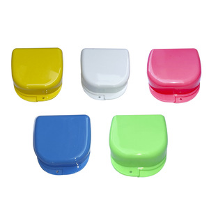 Large <b>Denture</b> Care Storage <b>Box</b> with Medium Opening Complete Mouth Dental Tray Retainer Cleaning Case - Product Image 1