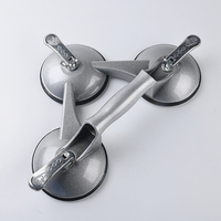 Ventouse à 3 griffes en alliage d'aluminium pour débosselage de carrosserie automobile, outil d'extraction de carreaux et de sols en verre