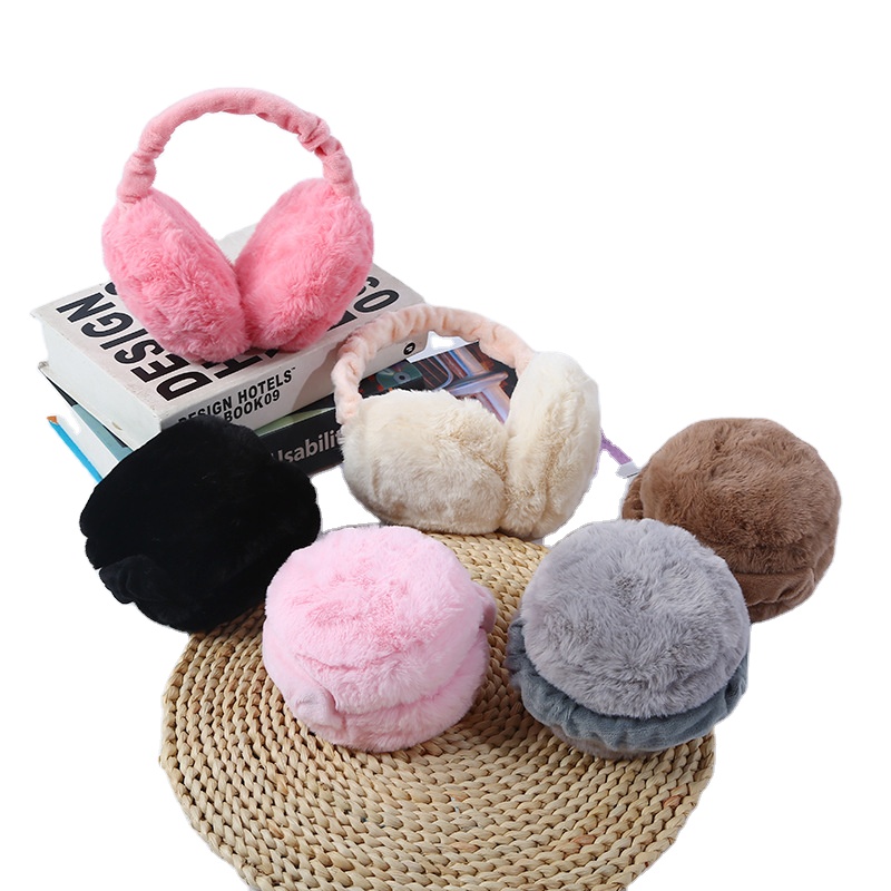 Теплые наушники с кошачьими ушками для девочек зимние меховые наушники для женщин зимние аксессуары Наушники обогреватели для женщин повязка на голову