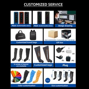 Alat Pijat Kompresi Udara Nirkabel Portabel 6 Ruang untuk Lengan, Kaki, dan Tungkai untuk Atlet, Rehabilitasi Olahraga, dan Fisioterapi - Product Image 4