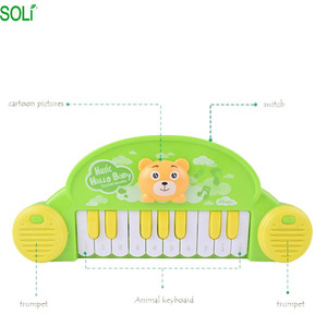 La infancia <span class=keywords><strong>de</strong></span> dibujos animados musicales para niños <span class=keywords><strong>de</strong></span> plástico <span class=keywords><strong>de</strong></span> juguete del bebé Piano - Product Image 6