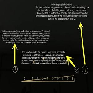 Appareils électroménagers intelligents pour la cuisine, cuisinière électrique en céramique à quatre brûleurs - Product Image 6