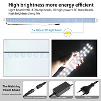 PULUZ 200cm 2M Boîte à lumière de studio photo à 6 bandes lumineuses 240W 5500K en nylon pour la photographie de portraits de modèles adultes et de vêtements