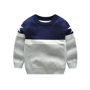 <span class=keywords><strong>Pull</strong></span>-over en tricot à <span class=keywords><strong>col</strong></span> <span class=keywords><strong>rond</strong></span> pour enfants de printemps <span class=keywords><strong>Pull</strong></span>-over d'hiver pour garder la chaleur <span class=keywords><strong>Pull</strong></span>-over épais pour bébé garçon - Product Image 2