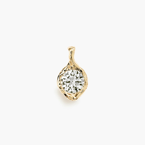 <span class=keywords><strong>Collana</strong></span> con Catena a Graffetta Testurizzata Placcata Oro 18k, <span class=keywords><strong>Collana</strong></span> con Pendente <span class=keywords><strong>Solitario</strong></span> in Argento S925 Effetto Martellato, Ipoallergenica - Product Image 6