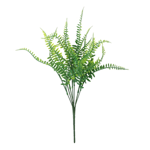 Herbe persane artificielle, <span class=keywords><strong>plante</strong></span> artificielle, feuille verte, arbuste, <span class=keywords><strong>plante</strong></span> en plastique, intérieur, extérieur, maison, jardin, 40 cm, Greatflower - Product Image 1