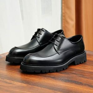 Servicio OEM, se puede añadir logotipo, zapatos de vestir casuales de cuero genuino hechos a mano para las 4 estaciones, mocasines para hombre - Product Image 3